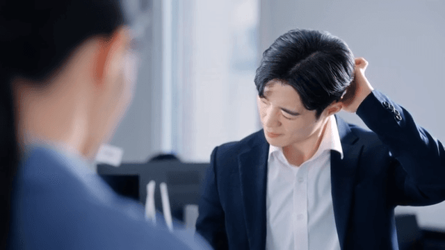 Angry man scolding his subordinates