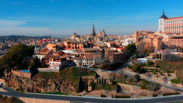 Toledo with old buildings