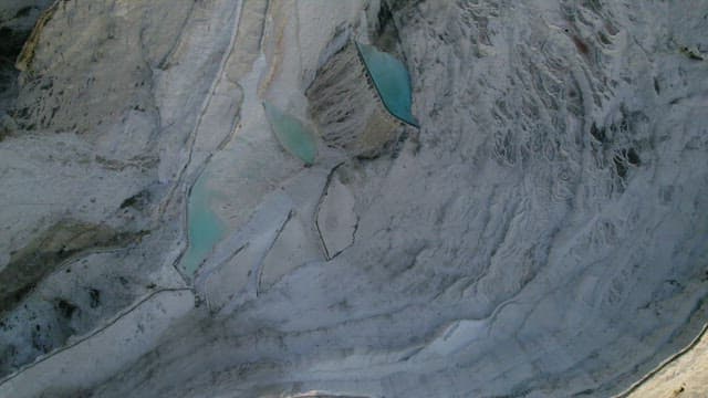 Mystical View of Pamukkale, Travertine Terraces