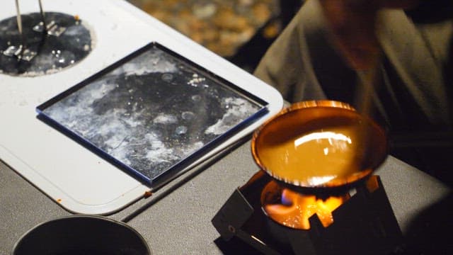 Make Dalgona by Melting Sugar