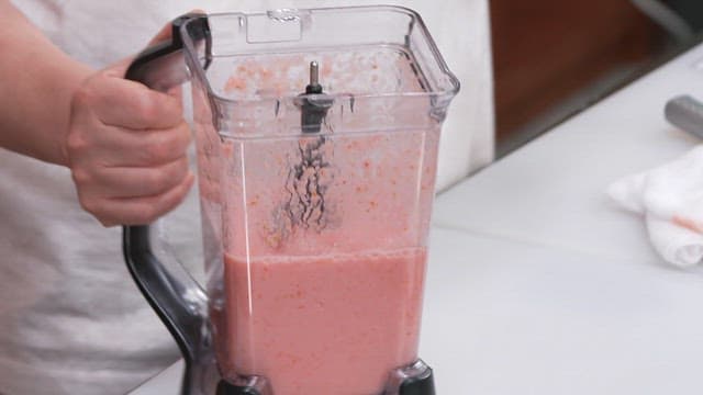 Tomato Finely Ground in a Blender