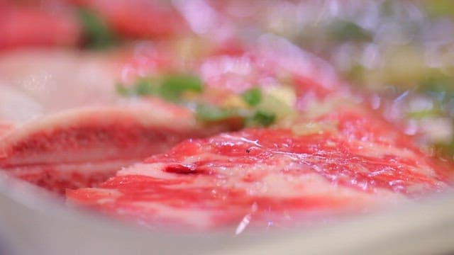 Marinated Meat Prepared for Cooking