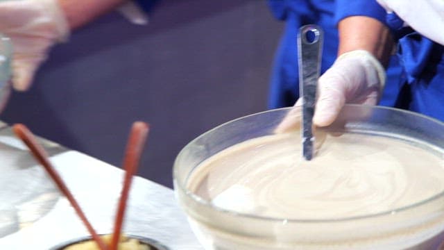 Perilla seed juice in duck soup