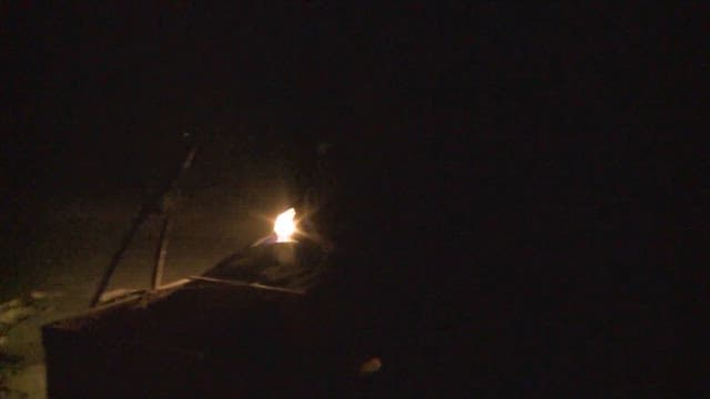 Snowmobile Journey Through the Night