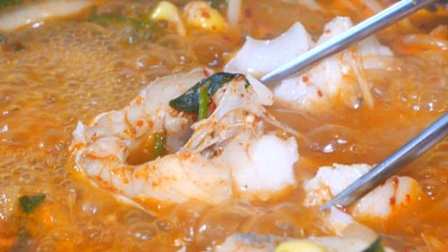 spoonful of spicy stew