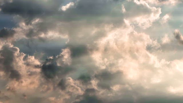 Clouds moving across the sky