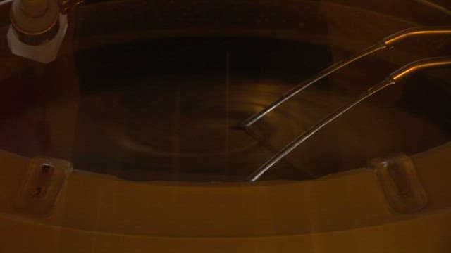 Automated machinery in a semiconductor manufacturing plant