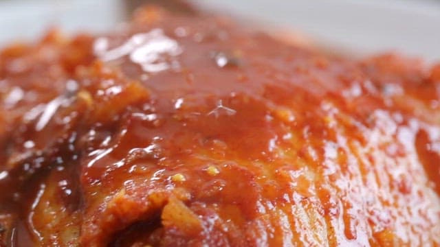 Deliciously Cooked Red Steamed Fish