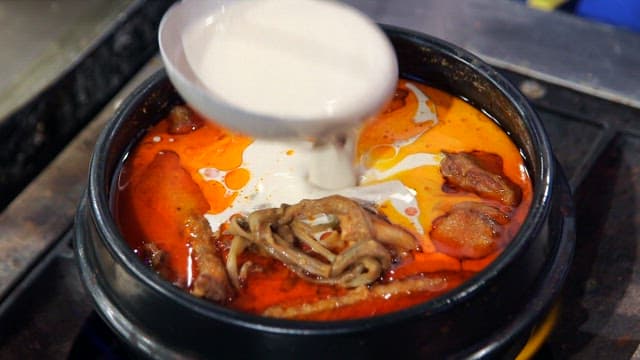 Perilla seed juice in duck soup