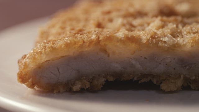 Savoring a Delectable Fried Pork Cutlet