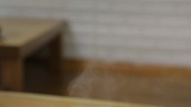 Warm glutinous rice dumplings with sesame seeds