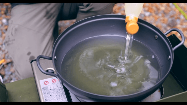 Preparing a Meal Outdoors