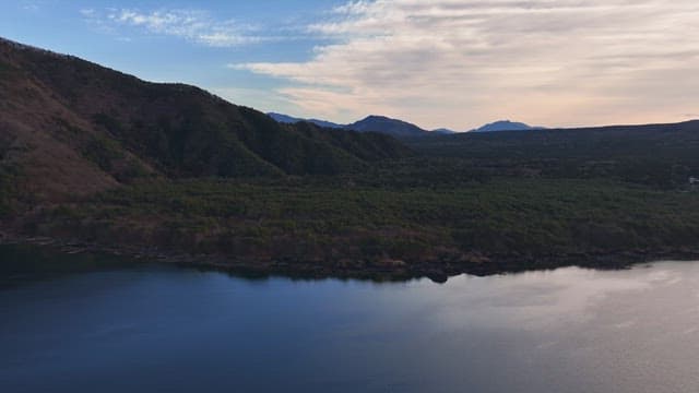 Serene mountain landscape with a lake