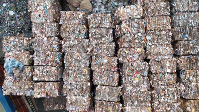 Aerial View of a Recycling Center