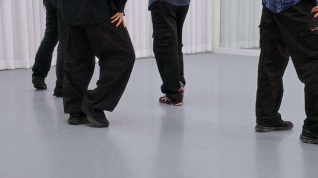 K-POP Dancers Practicing in a Studio