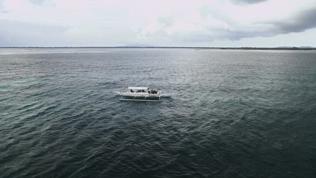 Boat Carrying Passengers Out to Sea