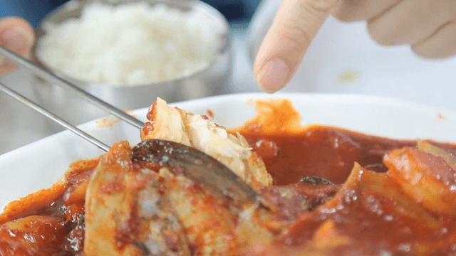 Pollack in spicy assorted braised fish