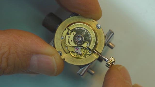 Close-Up of Precision Watch Repair