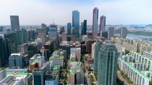 Bustling Metropolitan Area