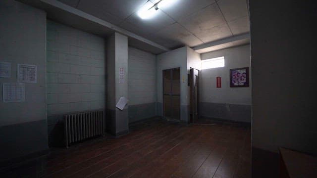 View of the Room Where Prisoners Stay
