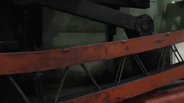 Industrial machine operating in a factory