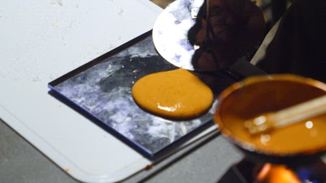 Make Dalgona by Melting Sugar