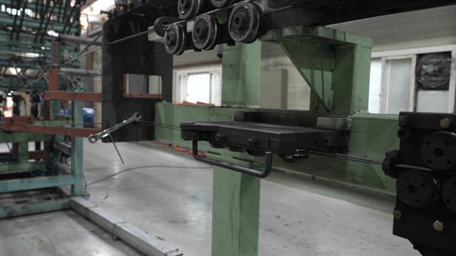 Industrial machinery in a factory setting