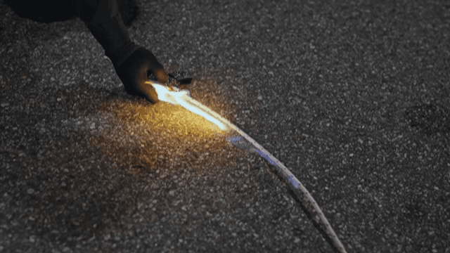 Intentional Arson on Ropes Leading into the Building