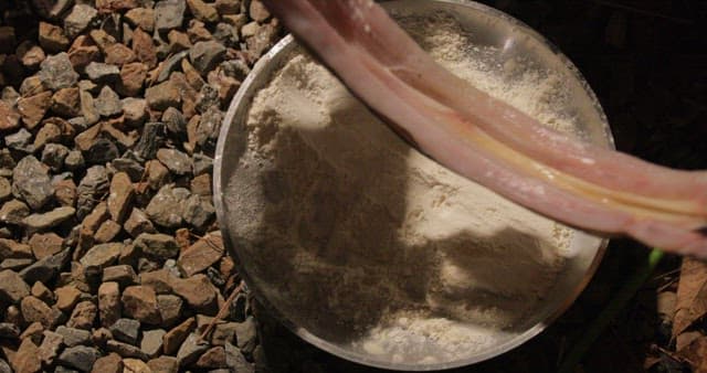 Preparing Fish with Flour