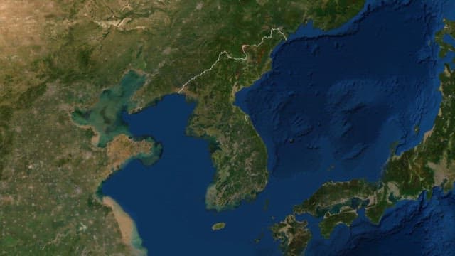 Animated fims showing the Military Demarcation Line in South Korea