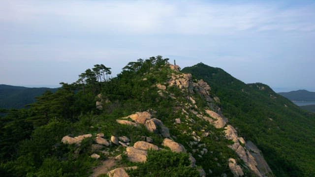 Rugged Lush Green Mountainous Landscape at Daytime
