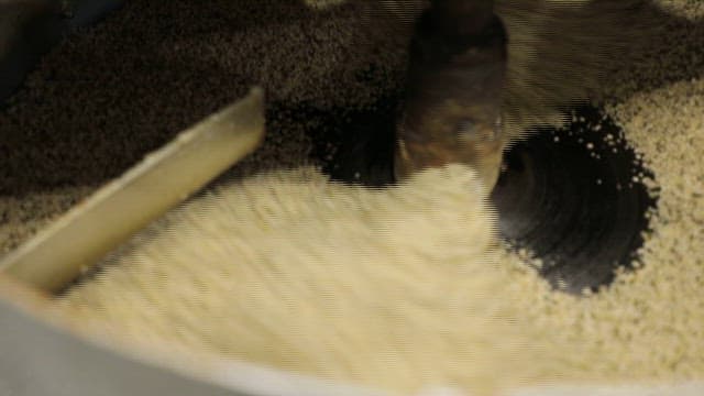 Rice Processing in an Industrial Machine