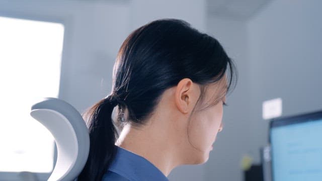 Woman working in an office