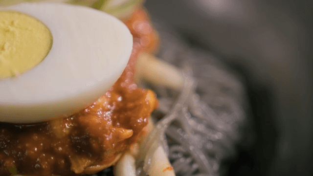 Bibim Cold Noodles With Egg