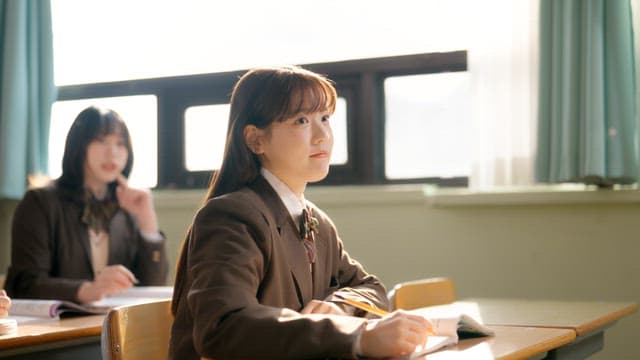 Students talking during recess