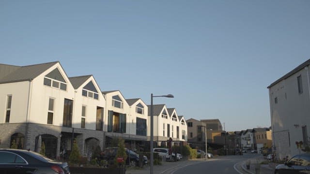 Residential Neighborhood with Modern Houses