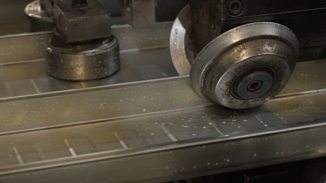 Metal rollers processing sheets