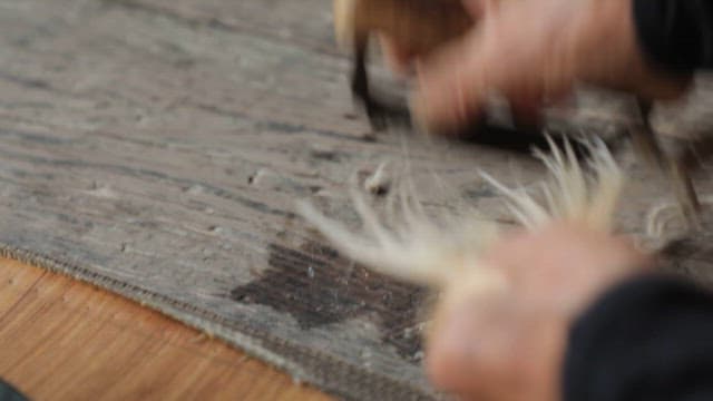 Traditional Textile of Hemp Weaving Process