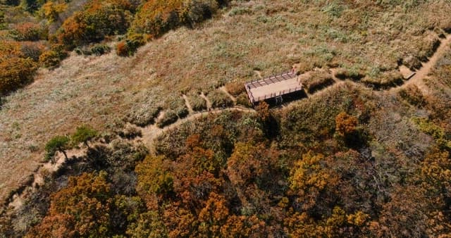 Scenic Autumn Mountain Trail