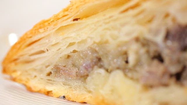 Russian meat dumplings, Camca filling