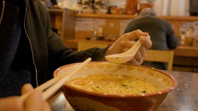Savoring a Bowl of Warm Ramen