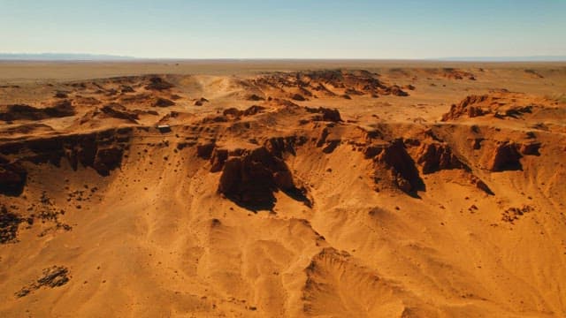 Arid and Vast Desert Canyon