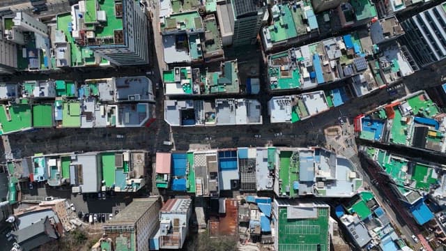 View of a bustling city