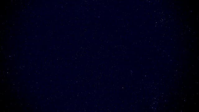 Star-filled Dark Night Sky