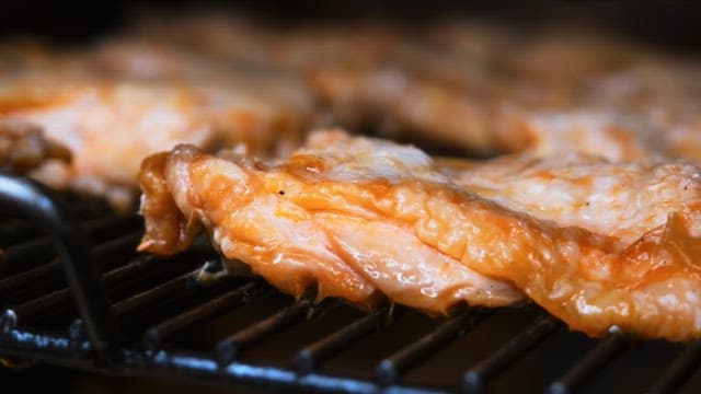 Grilled Chicken on a Barbecue Grill