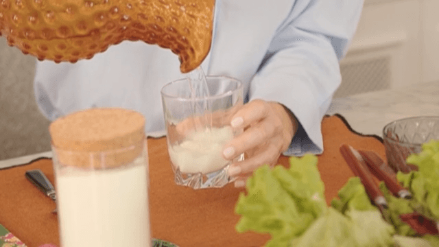 Protein Powder Mixed with Water at Home