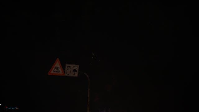 Fireworks lighting up the night sky