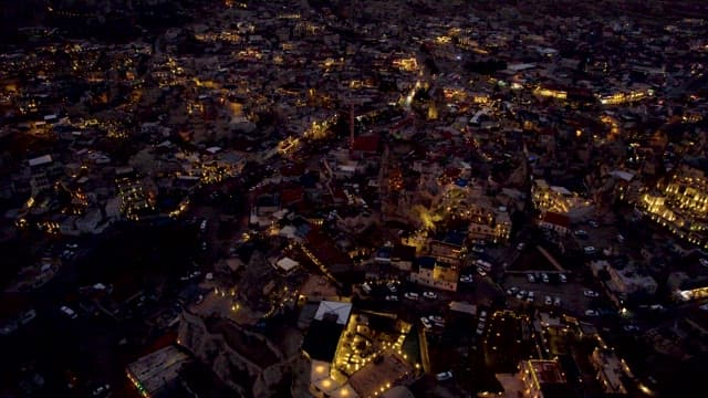 Scenery of a Historic Village with Beautiful Light