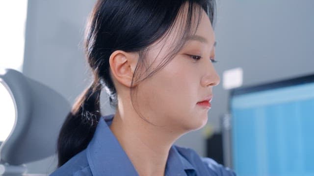 Woman working in an office