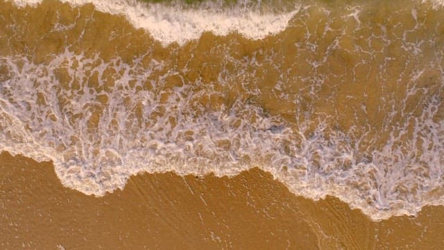 Waves Washing onto Shore